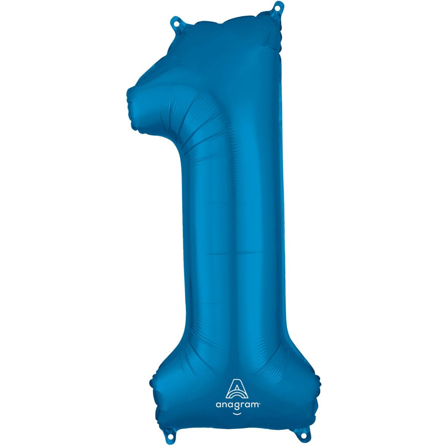Foil Balloon - Number - 1 - Blue - 86 cm